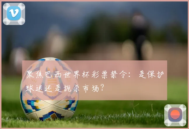 聚焦巴西世界杯彩票禁令：是保护球迷还是扼杀市场？